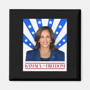 Aimant Kamala For Freedom 2024 Madame la Vice-présidente
