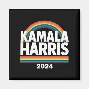 Aimant Kamala Harris 2024 Gay pride arc-en-ciel élection 
