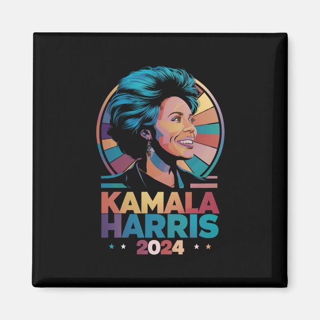 Aimant Kamala Harris 2024 Vote Président Kamala Election (Devant)