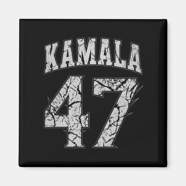 Aimant Kamala Harris 47 e Président USA Amérique 2024 (Devant)
