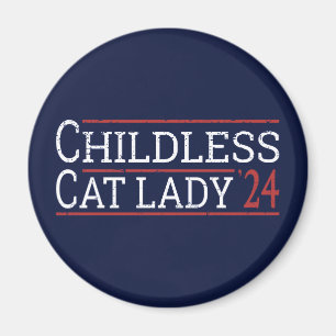 Aimant Kamala Harris - Enfless Cat Lady 2024 I