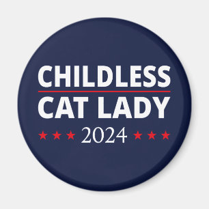 Aimant Kamala Harris - Enfless Cat Lady 2024 III