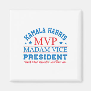 Aimant Kamala Harris Mvp Madame La Vice-Présidente Black