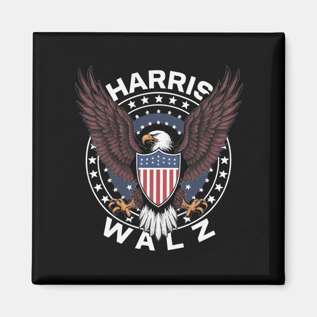 Aimant Kamala Harris Tim Walz Valse 2024 Election (Devant)