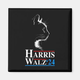 Aimant Kamala Harris Wheimer 2024 Cat Funny Vp Vice Presi