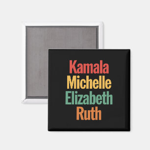 Aimant Kamala Michelle Elizabeth Ruth Féministe Politique
