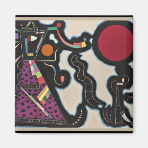 Aimant Kandinsky - Cercle rouge