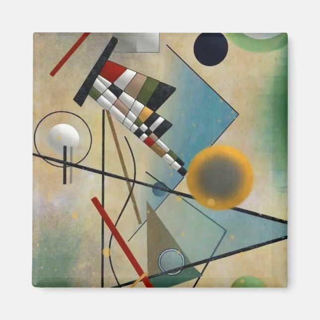 Aimant Kandinsky Composition Peinture Abstraite (Devant)