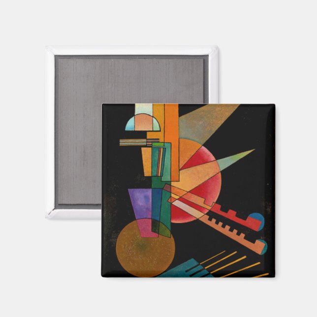 Aimant Kandinsky - Interprétation Abstraite (Recto/Verso)