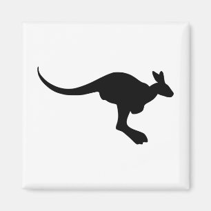 Aimant Kangaroo Silhouette