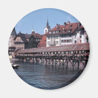 Aimant Kapellbrücke (pont de la chapelle), Lucerne Suisse
