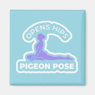 Aimant Kapotasana Pose du Pigeon • Ouvre les Hanches Yoga
