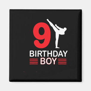 Aimant Karate Anniversaire Tee Boy Cadeau Enfants Taekwon