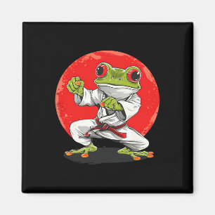 Aimant Karate Grenouille Arts Martiaux Judo Crapaud Kung