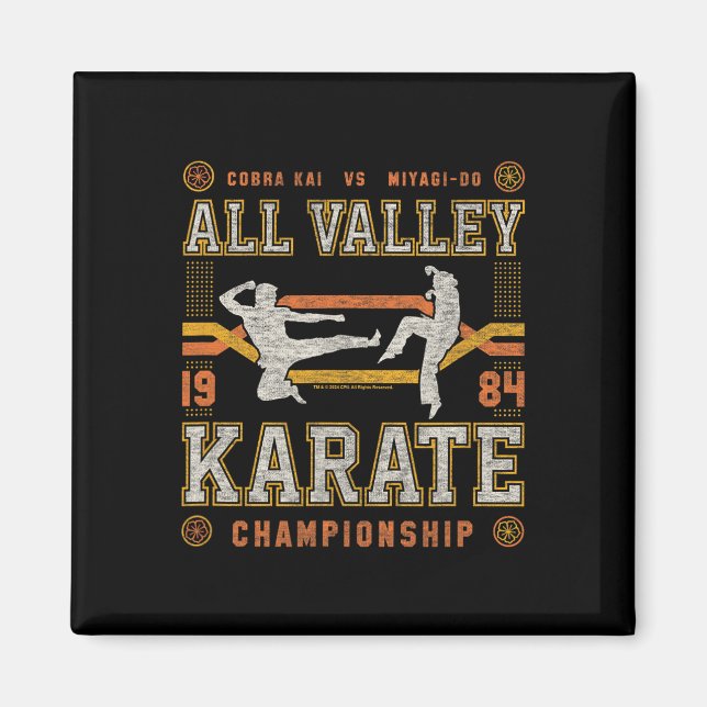 Aimant Karate Kid - Championnat All Valley (Devant)