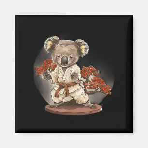 Aimant Karate Koala Animal MMA Taekwondo Arts Martiaux