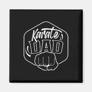 Aimant Karate Papa Entraîneur Ceinture de Combattant Arts