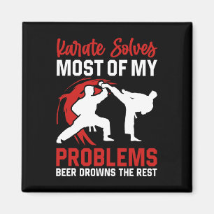 Aimant Karate Résout La Plupart De Mes Problèmes Bière No