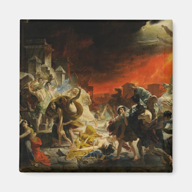 Aimant Karl Brullov The Last Day of Pompeii (Devant)