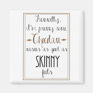 Aimant Kate Moss Citation Carré de chocolat