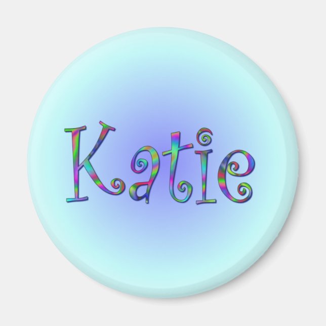 Aimant Katie Arc-en-ciel (Devant)
