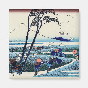 Aimant Katsushika Hokusai - Ejiri dans la province de Sur