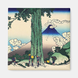 Aimant Katsushika Hokusai - Passe Mishima dans la provinc