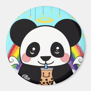 Aimant Kawaii Boba Panda
