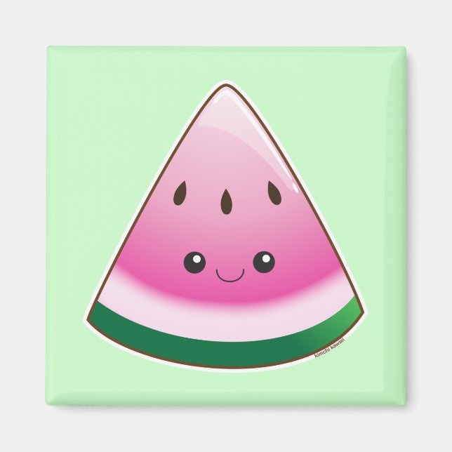 Aimant Kawaii Watermelon (Devant)