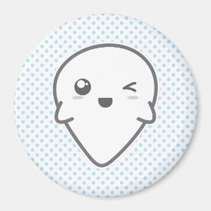 Aimant Kawaii Winking Ghost