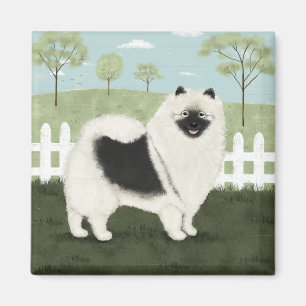 Aimant Keeshond de campagne