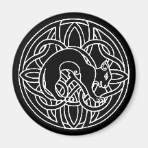 Keltisches Tribal Magische Katze