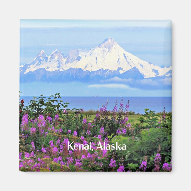 Aimant Kenai, Alaska Photographie pittoresque (Devant)