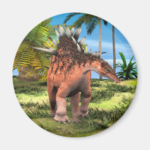 Aimant Kentrosaurus Dinosaure Jungle Art Préhistorique
