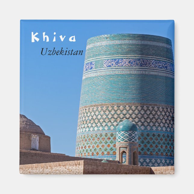 Aimant Khiva, Ouzbékistan - Islam Khodja Minaret (Devant)