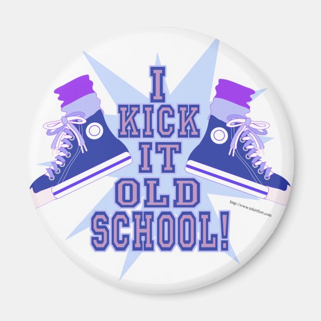 Aimant Kick it Old School (Devant)