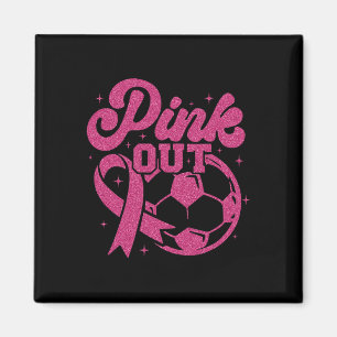 Aimant Kick Pink pour un football de guérison Cancer du s