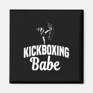 Aimant Kickboxing Bybe Kickboxeur Karaté Boxe Combattant