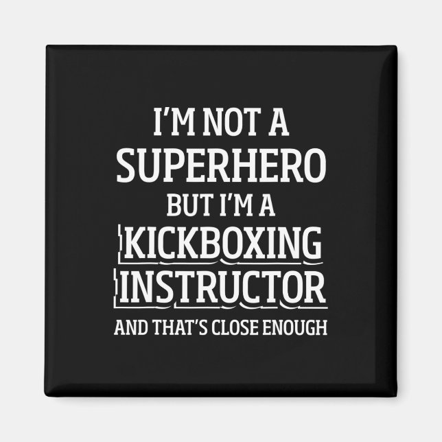 Aimant Kickboxing Instructor Kick Boxing Workout _5  (Devant)