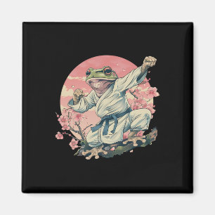 Aimant Kickboxing Sakura Jiu-jitsu Judo Mma Crapaud Taekw