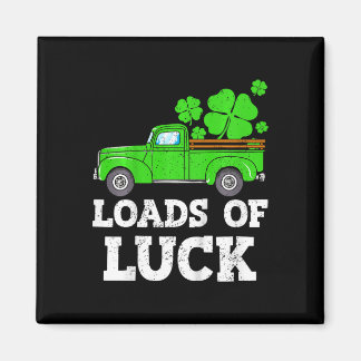 Aimant Kids Boys Happy St Patricks Day Vintage Wagon Truc
