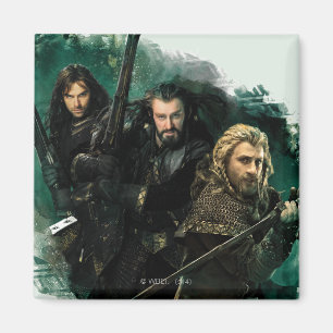 Aimant Kili, THORIN OAKENSHIELD™, & Fili Graphic