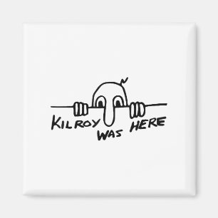 Aimant Kilroy Était Ici - Guerre Mondiale Ii, 2ème guerre