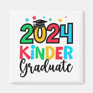 Aimant Kinder Graduate Kindergarten 2024 Cadeaux d'études