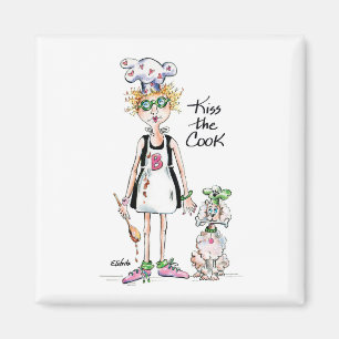 Aimant "Kiss The Cook" Elle en a besoin !