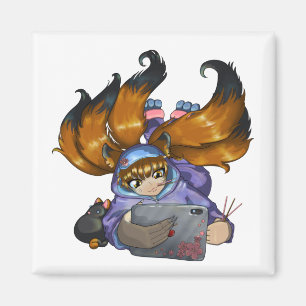 Aimant Kitsune