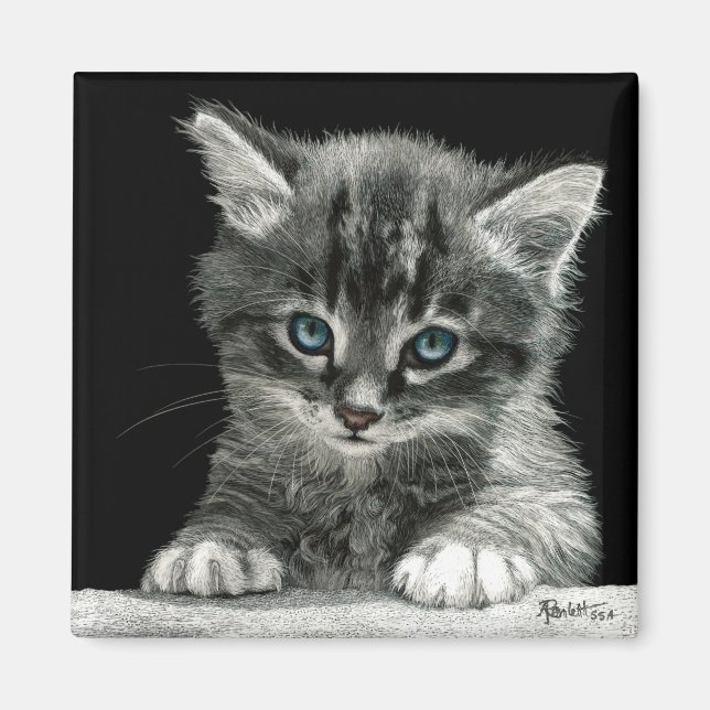 Aimant Kitten - "Avenir brillant" (Devant)