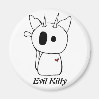 Aimant Kitty au diable blanc