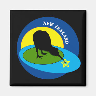 Aimant Kiwi - New Zealand Bird & Bro Travel (magnets)