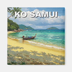 Aimant Ko Samui Thaïlande bateau de pêche